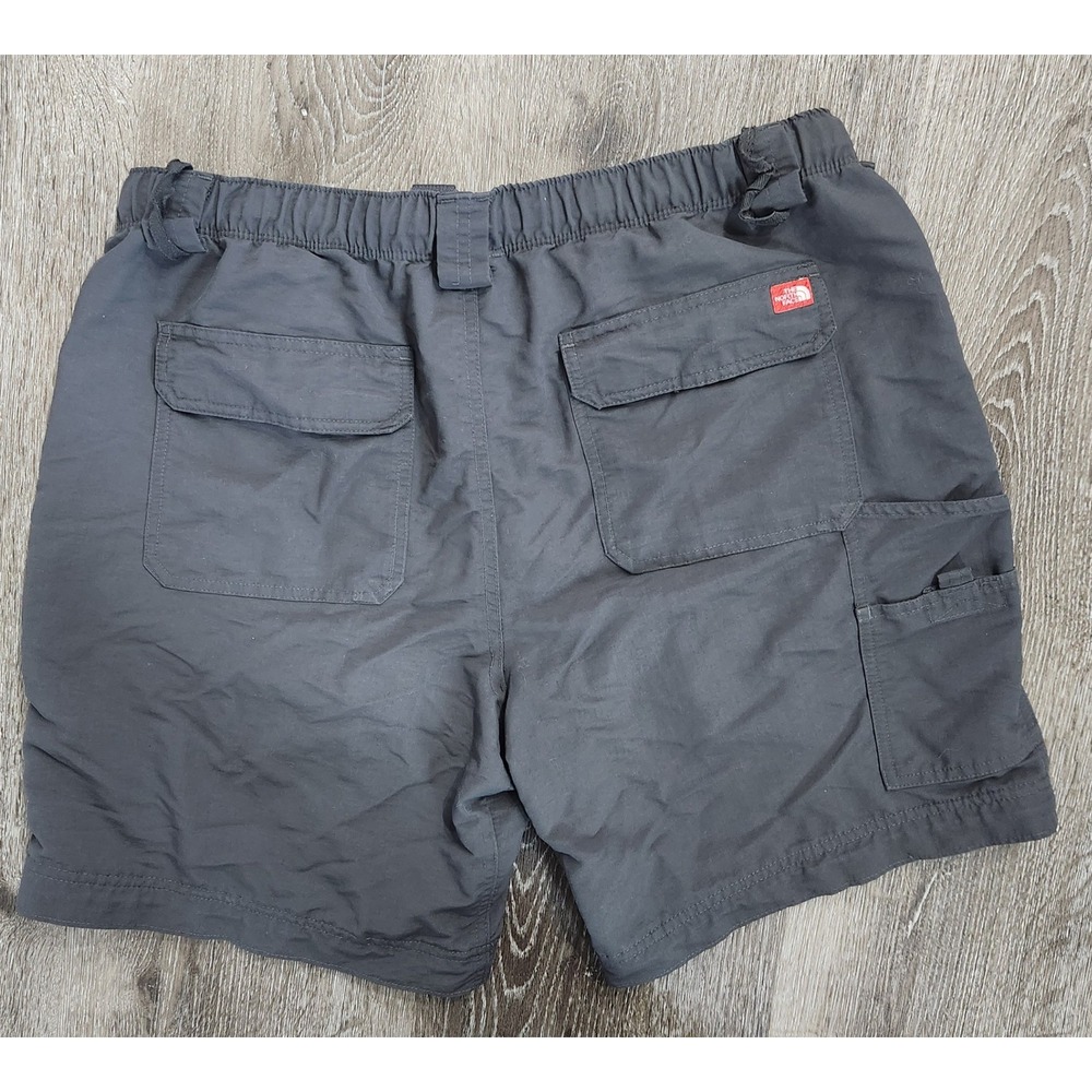 The North Face Mens Cargo Shorts Gray Nylon Belted Hiking Outdoor Size Large - Picture 4 of 4